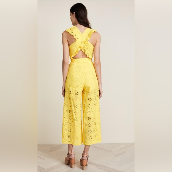 Alice McCall Yellow Daisy Limonada Eyelet Jumpsuit US 2 - Picture 5 of 9